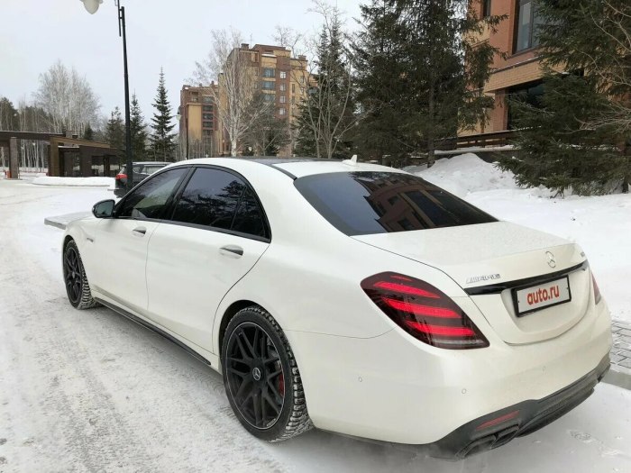 Мерседес s63 AMG белый