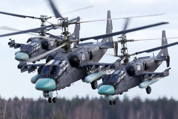 Военный вертолёт ка-52 Аллигатор