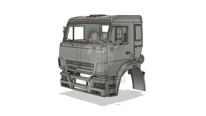 Кабина КАМАЗ 6520 1 комплектации