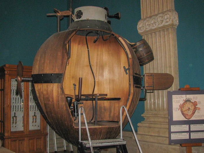 Первая подводная лодка 1776