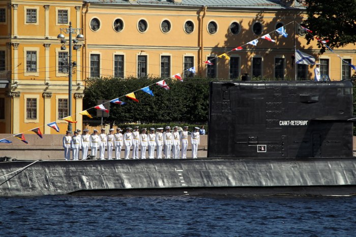 День ВМФ Санкт Петербург подводная лодка