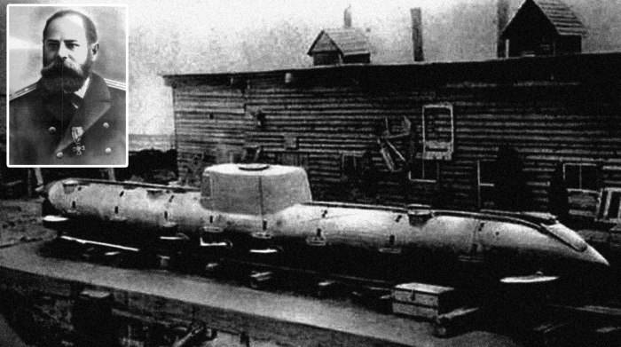 Подводная лодка Джевецкого Россия 1881