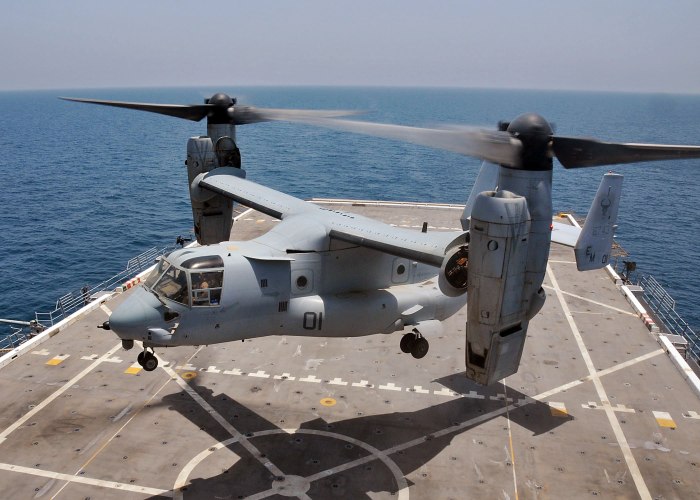Конвертопланы MV-22 Osprey