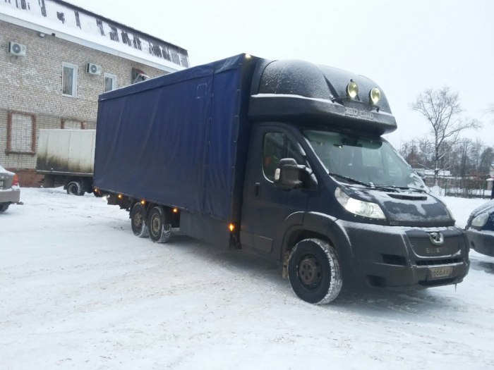 Пежо боксер 3 оси