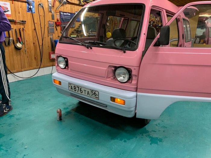 Daewoo Damas розовый