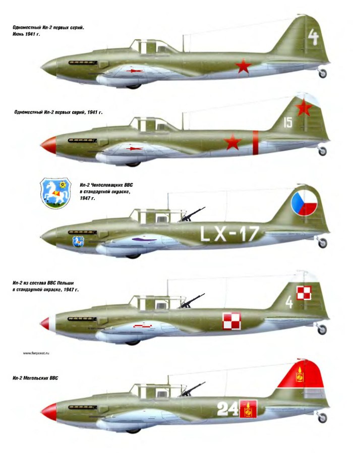 Ил-2 Штурмовик окраска самолета