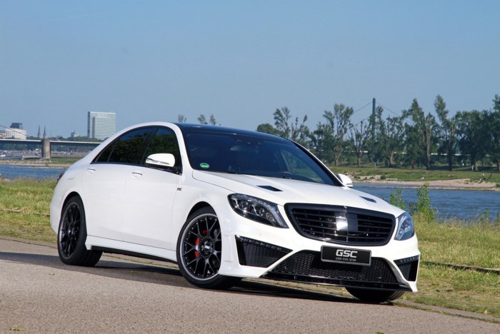 Мерседес 222 AMG белый