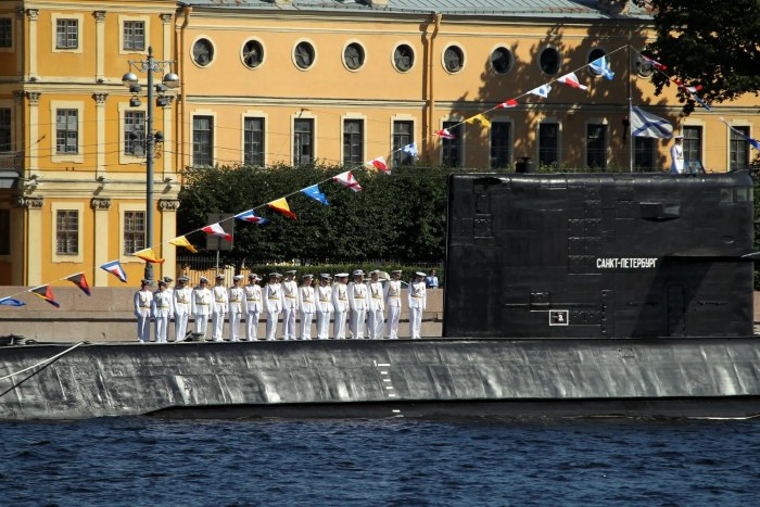 День ВМФ Санкт Петербург подводная лодка