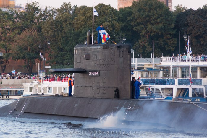 День ВМФ Санкт Петербург подводная лодка