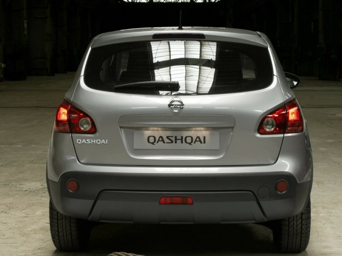Nissan Qashqai 2007 сзади