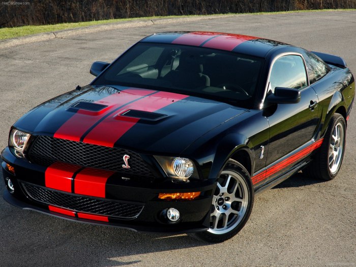 Ford Mustang Shelby gt500 Red