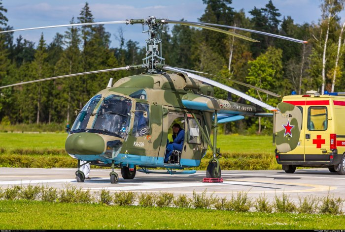 Модернизированный вертолёт ка-226т