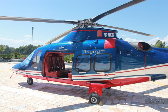 Вертолет под отель