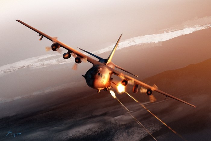Летающая батарея Lockheed AC-130