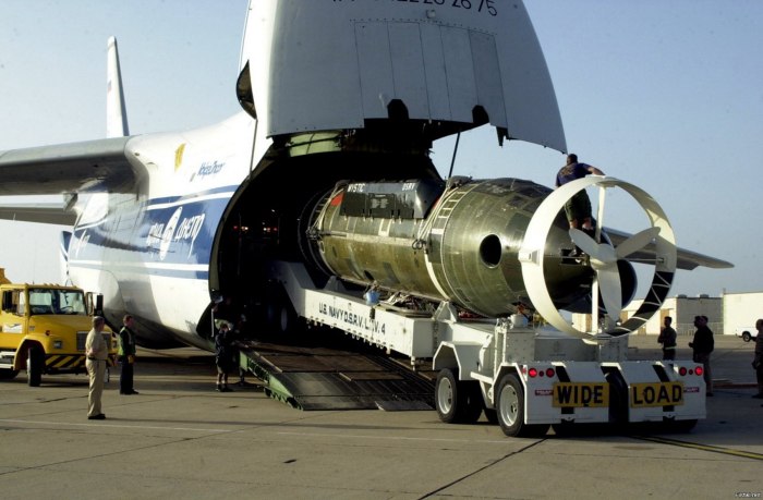 АН-124 Руслан погрузка