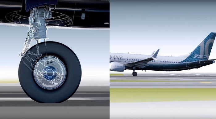 B737 шасси