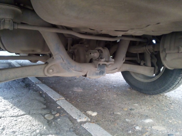 Подвеска Honda CRV 2 вид снизу