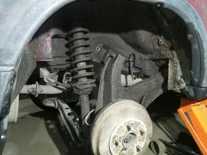 Honda CRV 2005 задняя подвеска