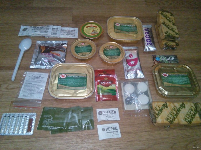 Продуктовый паек подводников