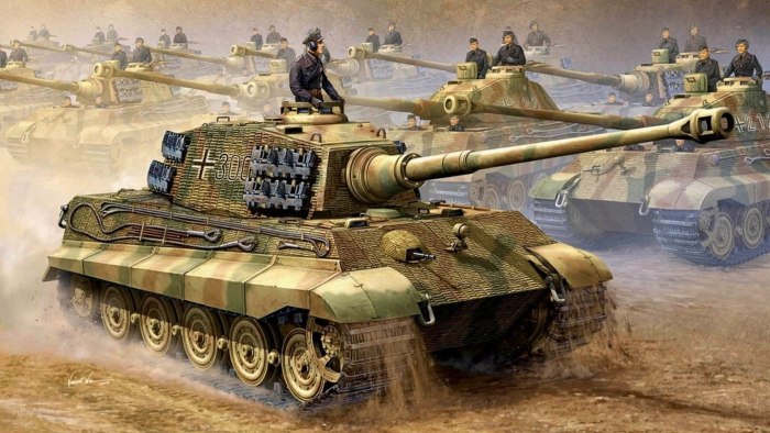 Немецкий танк тигр 2