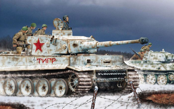 Трофейные немецкие танки в красной армии