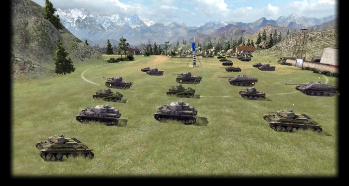 Много танков WOT
