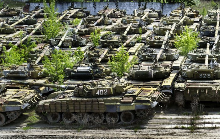 Кладбище танков т34 СССР И России