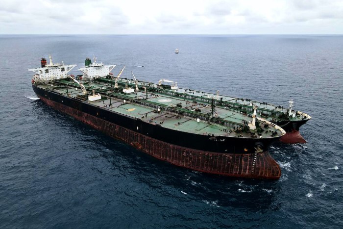 США иранский нефтяной танкер