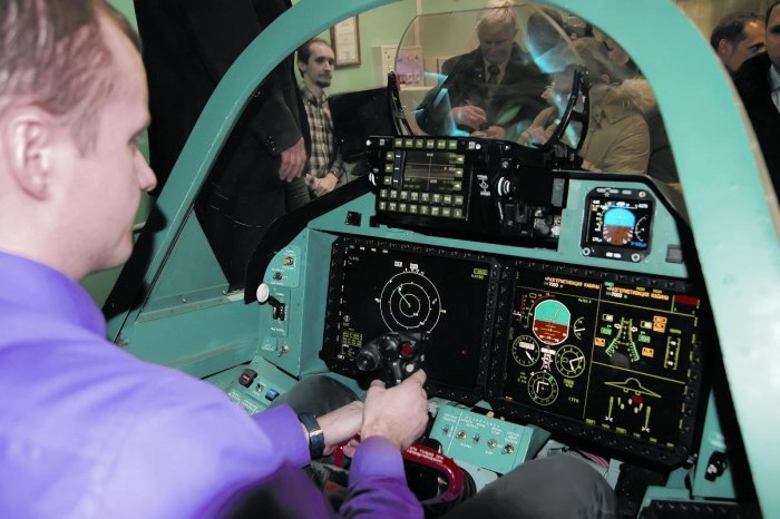 Су 57 кабина