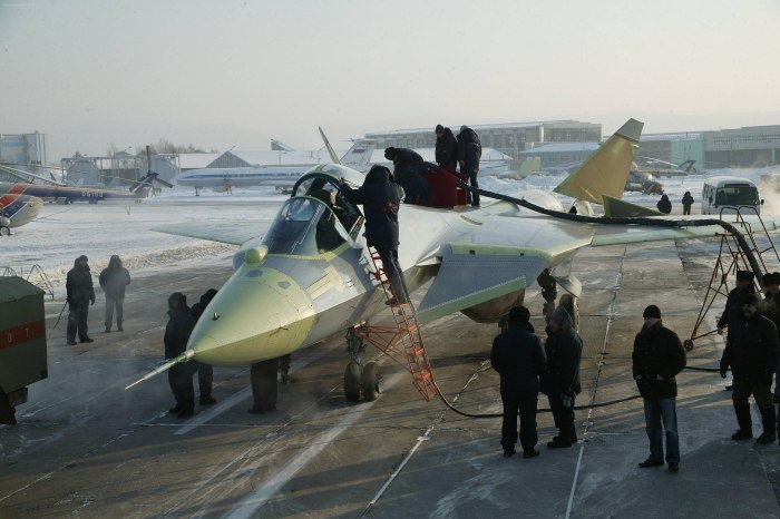 Су 57 кабина