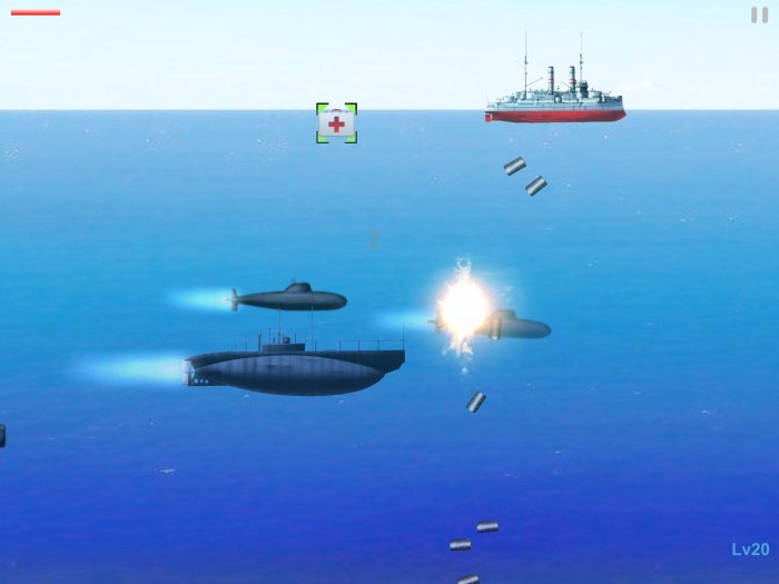 Игра морской бой подводная война 2