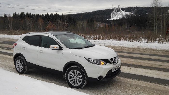 Nissan Qashqai j11 белый