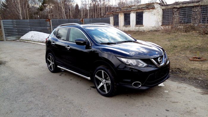 Nissan Qashqai j11 r18 черный