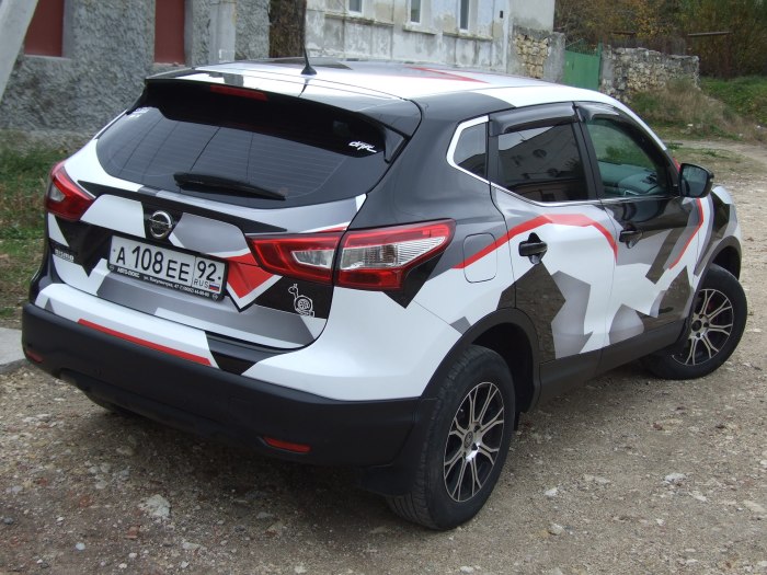 Qashqai j11 камуфляж