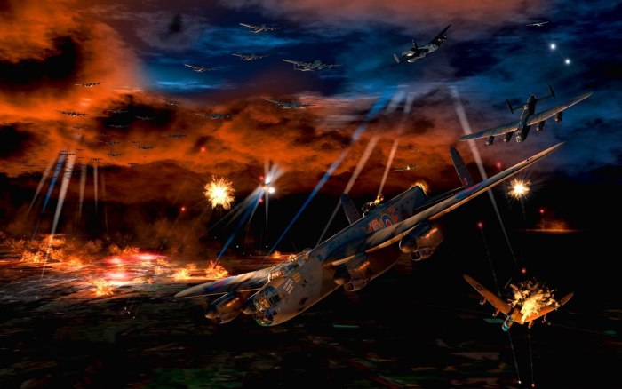 Война самолеты в небе