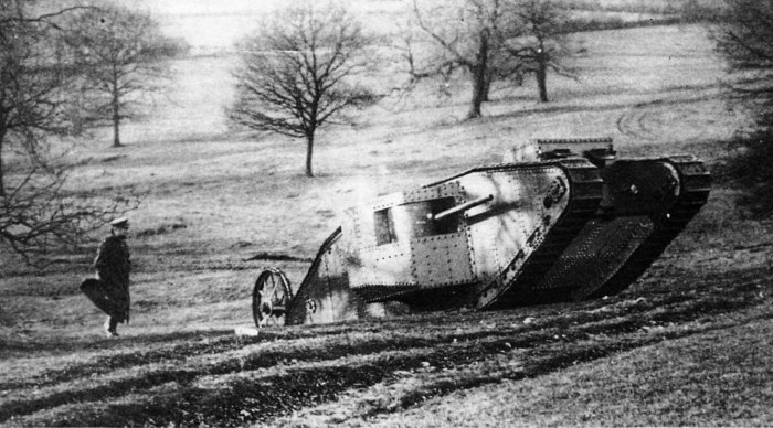 Английский танк 1916