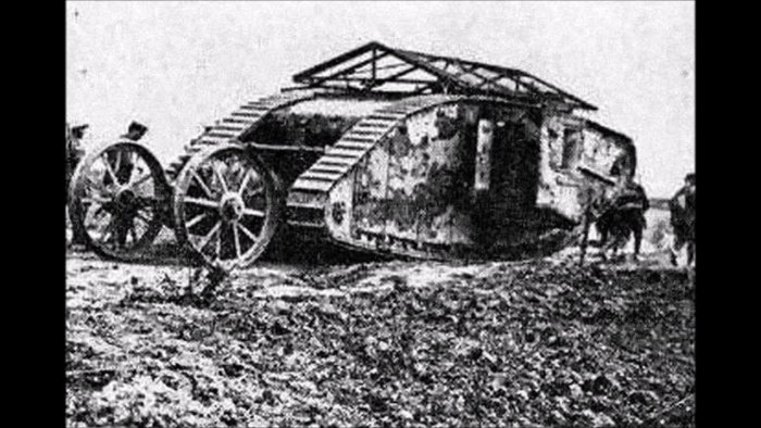 Английский танк 1916