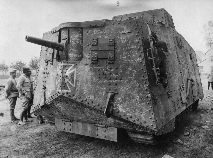 Немецкий танк a7v