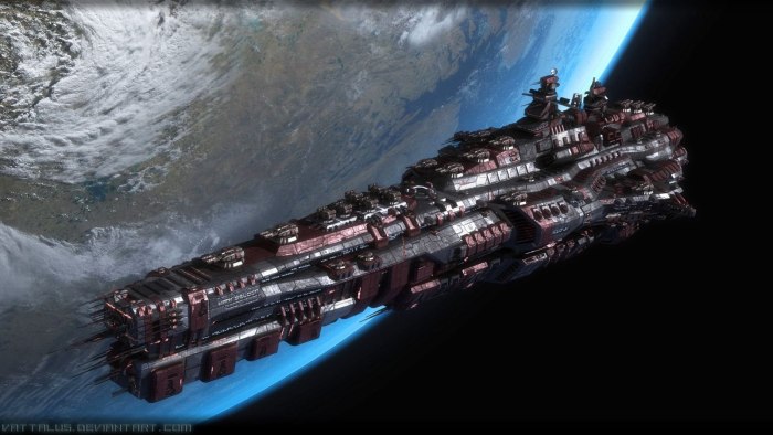 Космический линкор Sci Fi