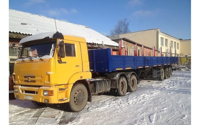 КАМАЗ 65116 С полуприцепом МАЗ