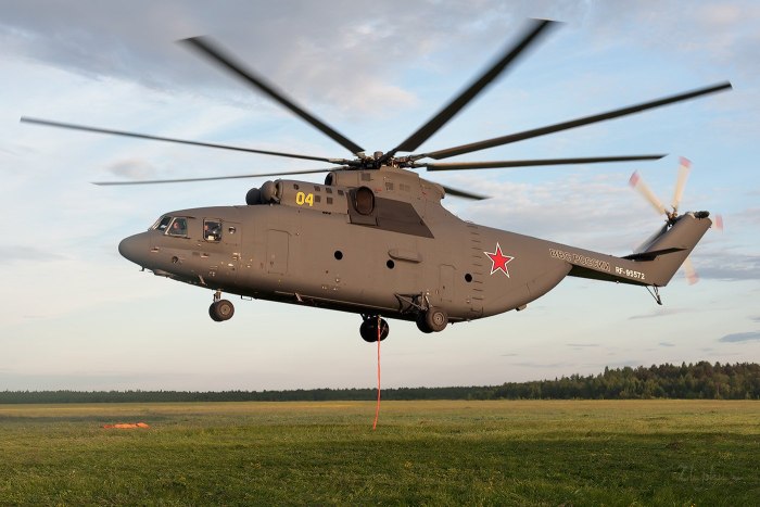 Вертолёт ми-26 военный
