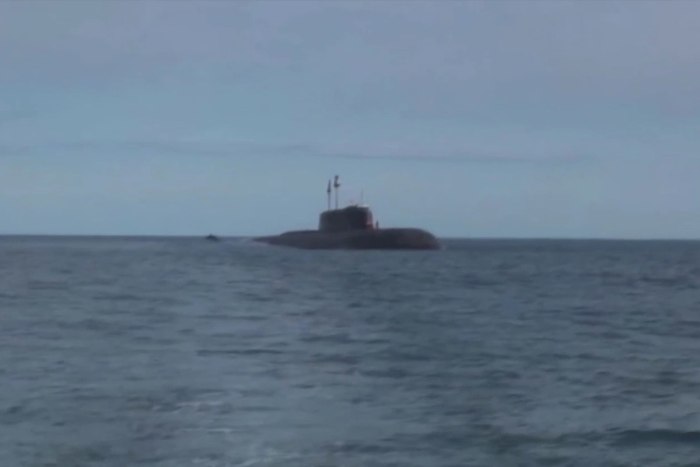 Атомная подводная лодка всплытие