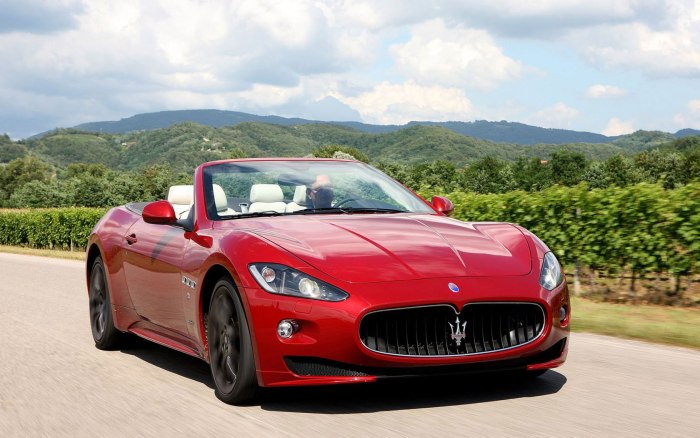 Maserati GRANCABRIO красный