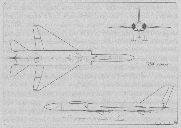 Ла-250 чертежи