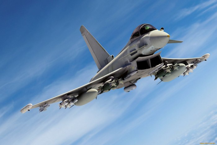 Истребители НАТО Eurofighter Typhoon