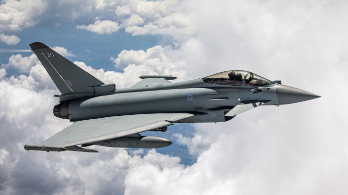 Eurofighter Typhoon ВВС Великобритании