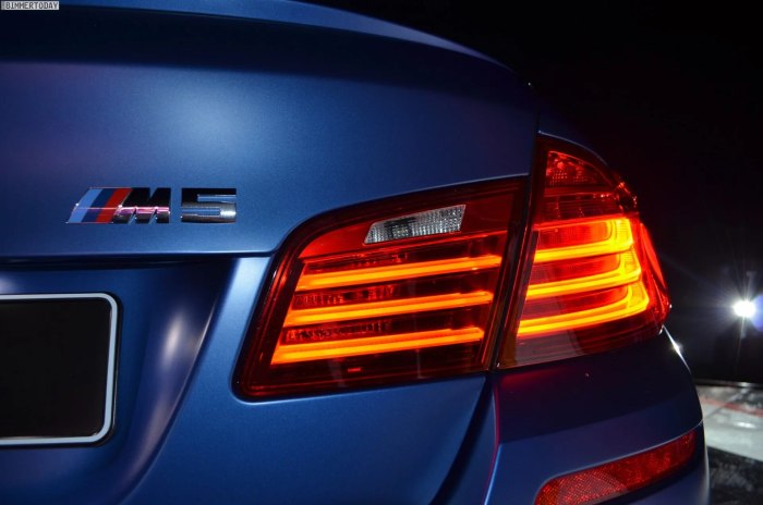 Задние фонари BMW f90 рест