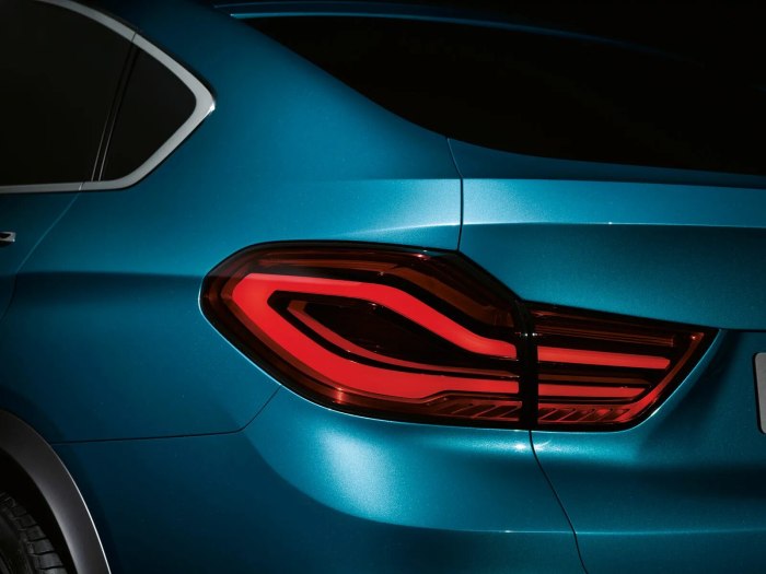 BMW x4 задние фонари
