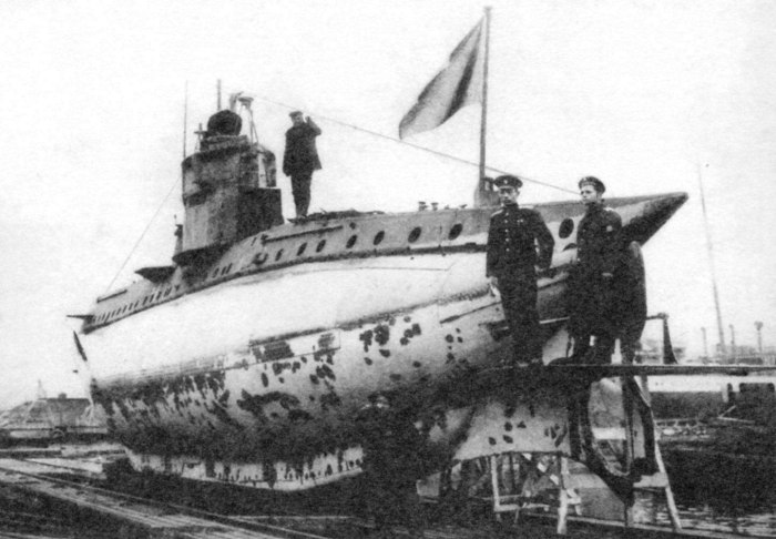 Подводная лодка первой мировой войны