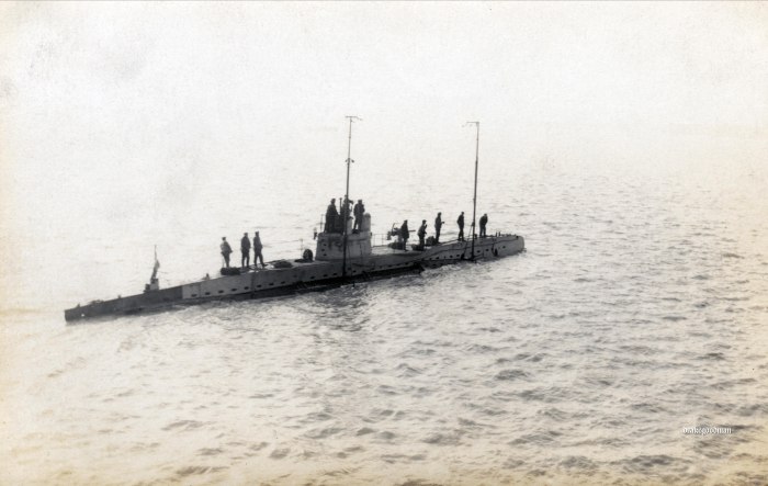 Подводная лодка 1 мировой войны